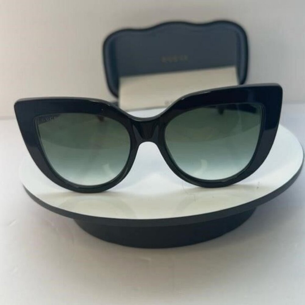 BRAND NEW GUCCI GG0163SN 003 Black Grey Women Sunglasses","description":"AUTHENT - Picture 9 of 12